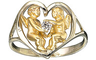 золотое кольцо, 1 бр. кр. 57-0,06,
вес: 4,35 гр.