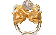золотое кольцо, 4 бр. кр. 57- 0,21,
вес: 20,64 гр.