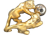 золотая подвеска, 5 бр. кр. 57-0,035,
вес: 10,19